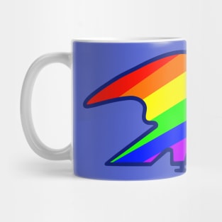 Rainbow Postal Bird Mug